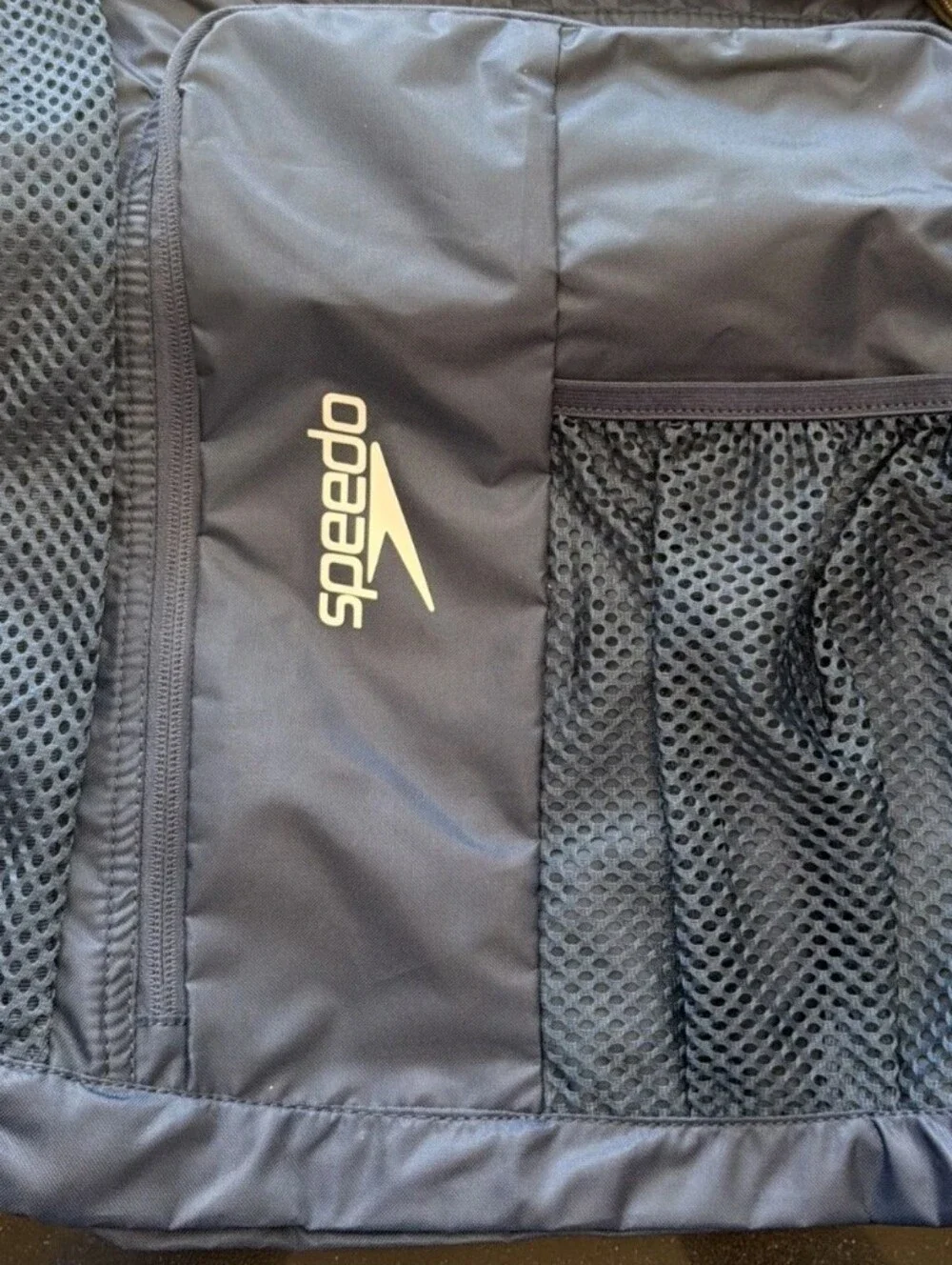 SPEEDO Ventalator Deluxe Mesh Drawstring Backpack NWT
